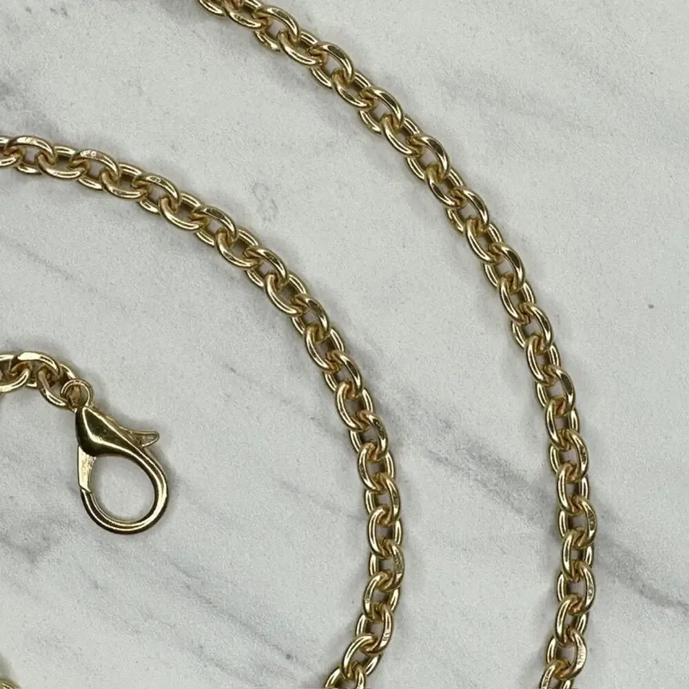 Gold Tone Chain Link Purse Strap Replacement Handbag Shoulder Crossbody ✨